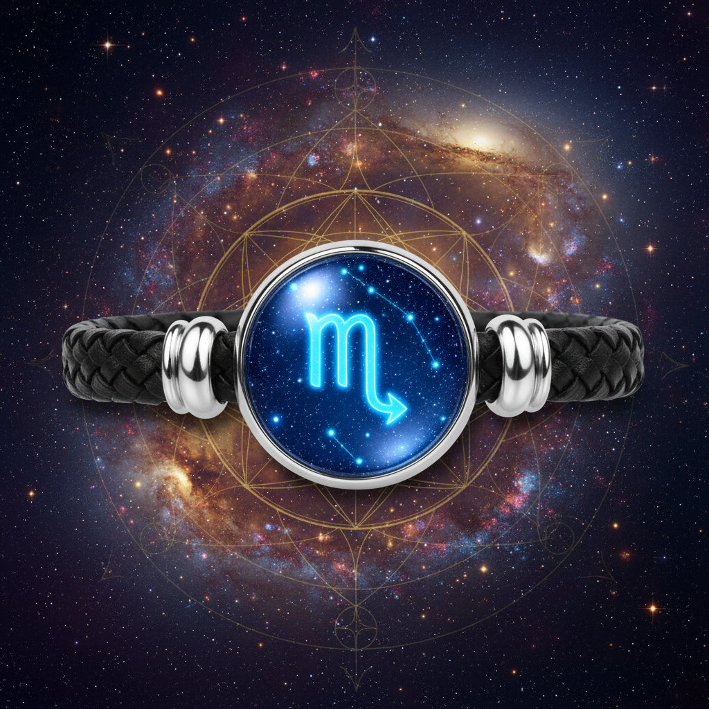 Zodiac Leather Braided Bracelet | 🔥FLAT 50% OFF SALE🔥